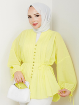 Vual Gömlek Limon Sarısı