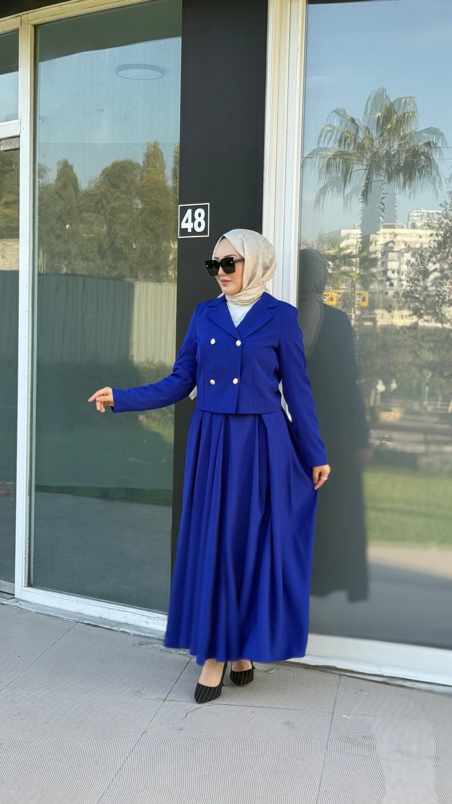 Saks Mavi İkili Takım